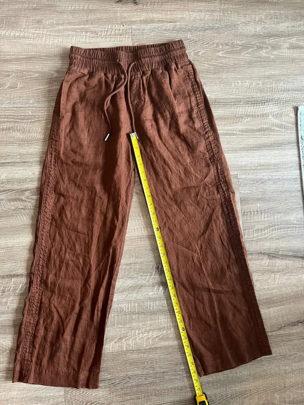 Quince brown linen